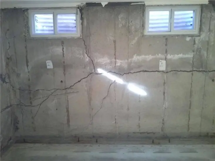 Cracks in basement walls can hurt your foundation in Evans City, PA